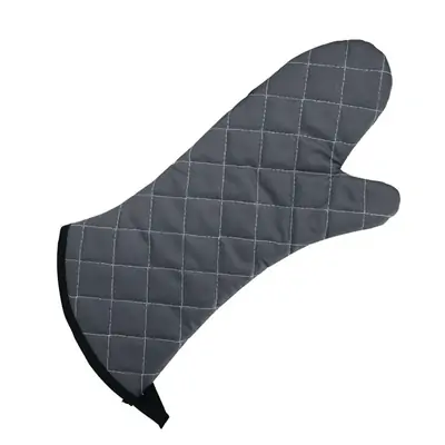 Vogue Flame Retardant Charcoal Oven Mitt 430mm - CL582