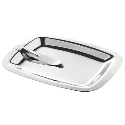 Olympia Stainless Steel Tip Tray w/ Spring Hold 150x120mm - CM759