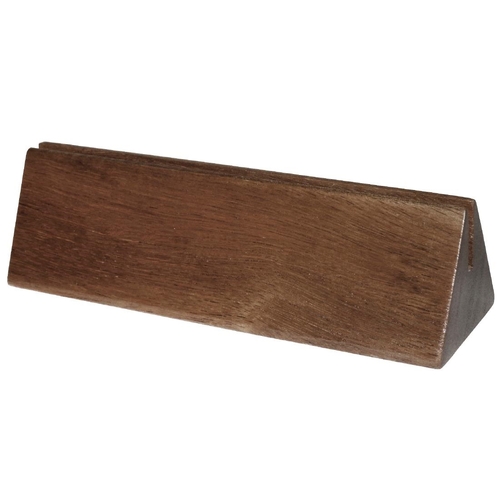 Olympia FSC Wooden Plain Acacia Menu Holder 150x45x40mm (Pack of 10) - CM921