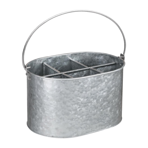 Olympia Galvanised Table Tidy 135(h)x245(w)x175(d)mm - CN520