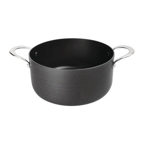Vogue Non Stick Casserole Pan Anodised Aluminium 240mm - CN950