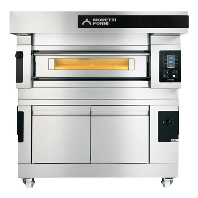 Moretti Forni SerieS COMP S100E/1/L Single Deck Pizza Oven on Prover - COMPS100E-1-L