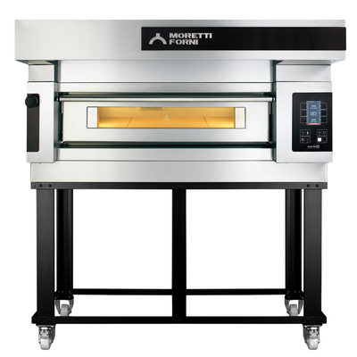 Moretti Forni SerieS COMP S100E/1/S Single Deck Pizza Oven on Stand - COMPS100E1S