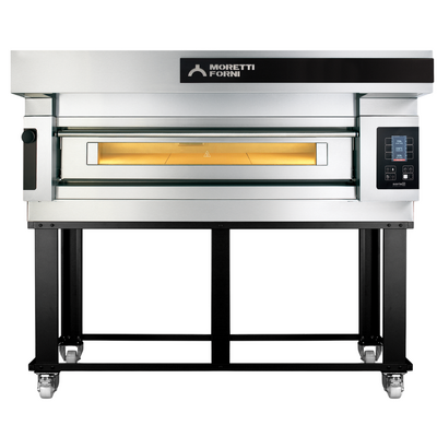 Moretti Forni SerieS COMP S120E/1/S Single Deck Pizza Oven on Stand - COMPS120E1S