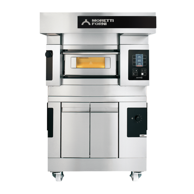 Moretti Forni SerieS COMP S50E/1/L Single Deck Pizza Oven on Prover - COMPS50E-1-L
