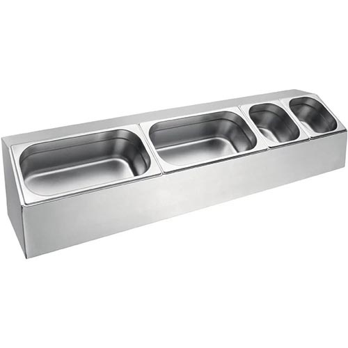 Long Gastronorm Pan Rack 980mm Stainless Steel - CP542