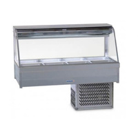 Roband CRX24RD Curved Glass Cold Food Display - CRX24RD