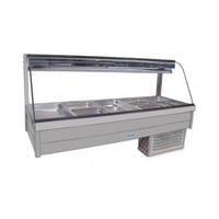 Roband CRX25RD Curved Glass Cold Food Display - CRX25RD