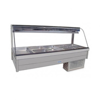 Roband CRX25RD Curved Glass Cold Food Display - CRX25RD