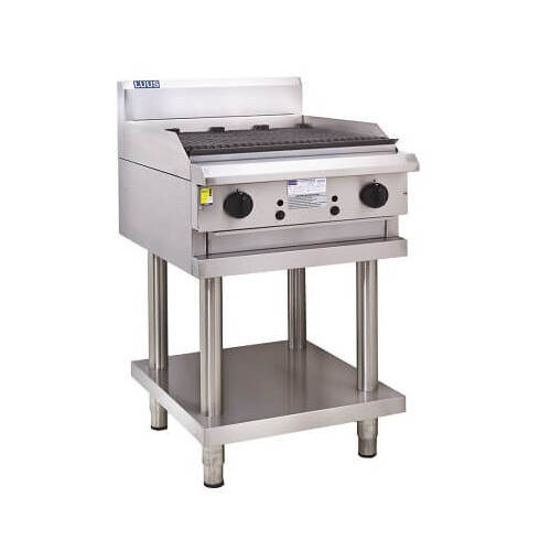 Luus CS-6C - Gas 600mm Chargrill on Stand - CS-6C