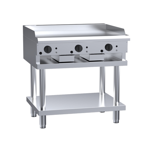 Luus CS-9P-T  - Gas 900mm Teppanyaki Grill on Leg Stand - CS-9P-T