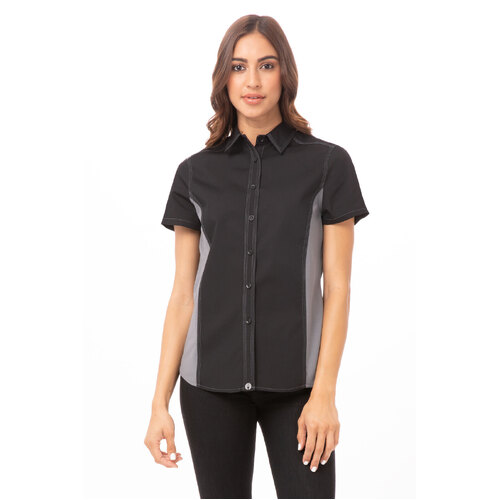 Chef Works Universal Contrast Shirt - CSWC-BLM-XS - CSWC-BLM-XS
