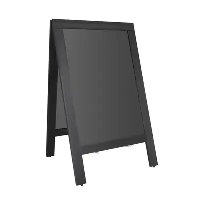 Olympia Pavement Board Black Wooden Frame 700x1200mm - CU993