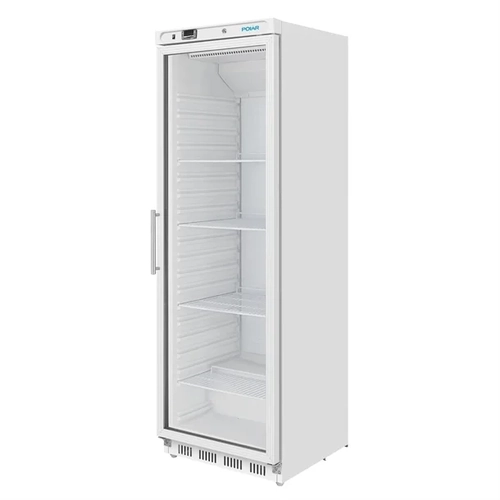 Polar C-Series Upright Display Fridge White 400Ltr - CZ786-A