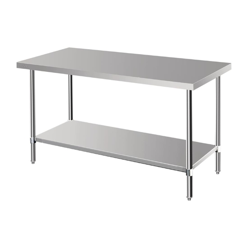 Vogue Premium Stainless Steel Prep Table 1500x600x900mm - DA330