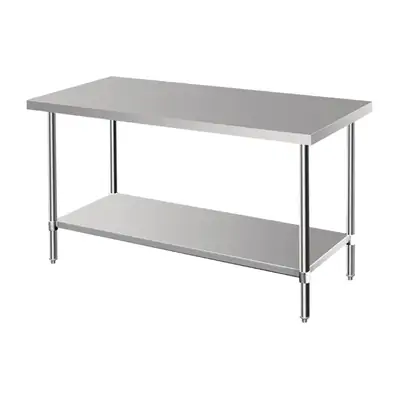 Vogue Premium Stainless Steel Prep Table 1500x600x900mm - DA330