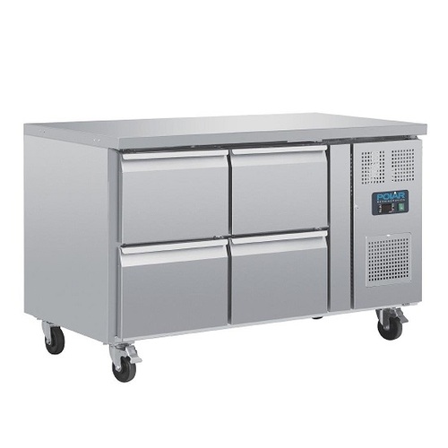 Polar DA547-A U-Series 4 Drawer Counter Fridge 4xGN - DA547-A