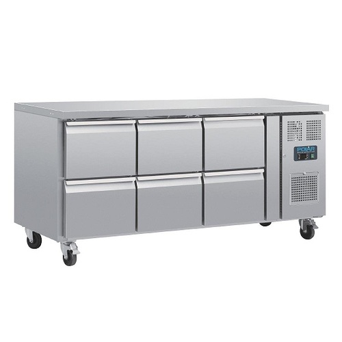 Polar DA548-A U-Series 6 Drawer Counter Fridge 6xGN - DA548-A