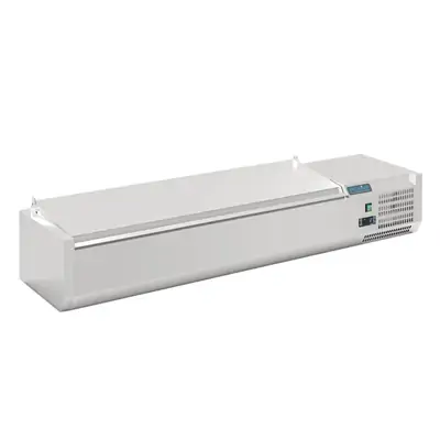 Polar DA680-A G-Series Countertop Prep Fridge with Lid 6x 1/4GN - DA680-A