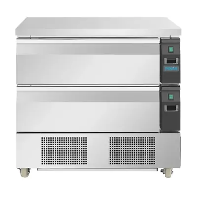 Polar DA996-A U-Series Double Drawer Counter Fridge Freezer 4xGN - DA996-A