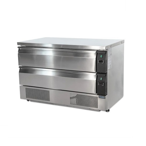 Polar DA997-A U-Series Double Drawer Counter Fridge Freezer 6xGN - DA997-A
