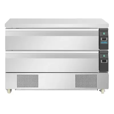 Polar DA997-A U-Series Double Drawer Counter Fridge Freezer 6xGN - DA997-A