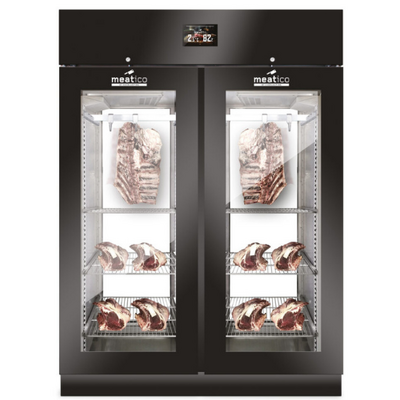 Everlasting DAE1502 Dry Aging Panorama Cabinet Double Door - Black - DAE1502