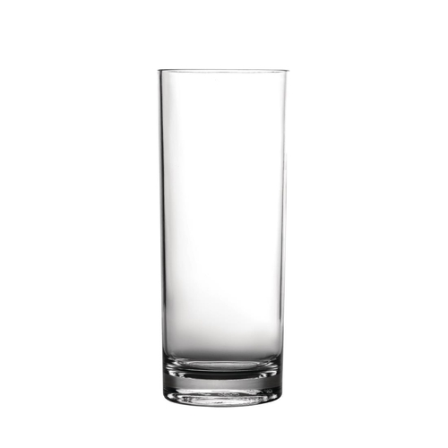 Olympia Kristallon Polycarbonate Hi Ball Glasses Clear - 360ml 12.75oz Clear (Box 6) - DC924