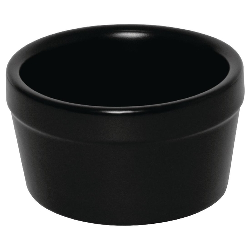 Olympia Tapas Mediterranean Ramekins Black 77mm (Box of 6) - DK830