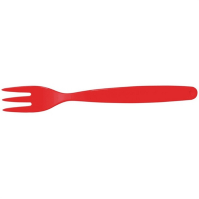 Olympia Kristallon Polycarbonate Fork Red 170mm (Pack of 12) - DL118