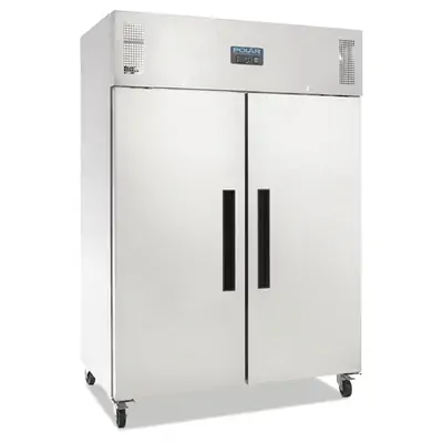Polar DL895-A G-Series 2 Door Upright Fridge Stainless Steel 1200Ltr  - DL895-A