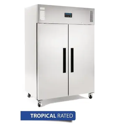Polar DL896-A G-Series 2 Door Upright Freezer Stainless Steel 1200Ltr  - DL896-A