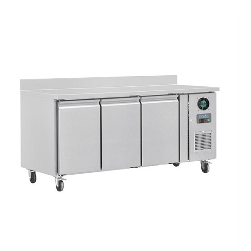 Polar DL917-A U-Series 3 Door Counter Freezer with Upstand 417Ltr - DL917-A