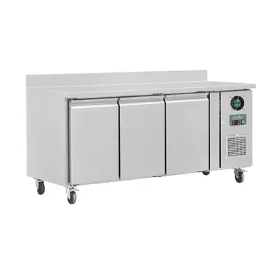 Polar DL917-A U-Series 3 Door Counter Freezer with Upstand 417Ltr - DL917-A