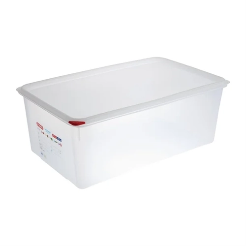 Araven Polypropylene 1/1 Gastronorm Containers With Lids 200mm (Pack of 4) - DL984