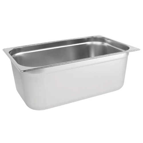Vogue Stainless Steel 1/1 Gastronorm Tray 200mm 28Ltr - DN706