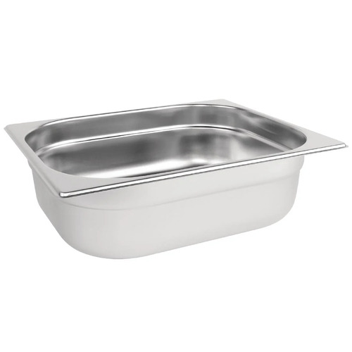 Vogue Stainless Steel 1/2 Gastronorm Tray 65mm 4Ltr - DN715