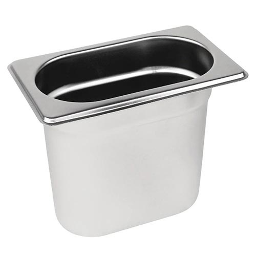 Vogue Stainless Steel 1/9 Gastronorm Tray 150mm 1Ltr - DN729