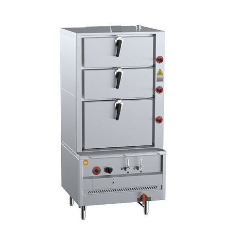 B+S K+ DSK-3 Triple Deck Steamer Including Filter - DSK-3
