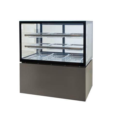 Anvil NDSS3830 Square Glass Salad/Cake Display 900mm 415L- GN Pans - DSS3830