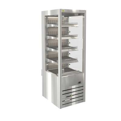 Cossiga DTGHT6 Heated Open Fronted Multideck with Hinged Door - 600mm - DTGHT6