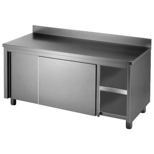 Modular Systems DTHT-1200B-H Sliding Cabinet with Splashback 1200 x 700 x 900mm - DTHT-1200B-H
