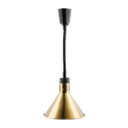Apuro DY465-A Retractable Conical Heat Lamp Shade Gold Finish - DY465-A