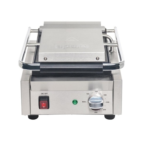 Apuro DY993-A Bistro Contact Grill - Ribbed/Ribbed - DY993-A