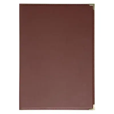 Olympia Leatherette Style Menu Cover A4 4 Card - E222