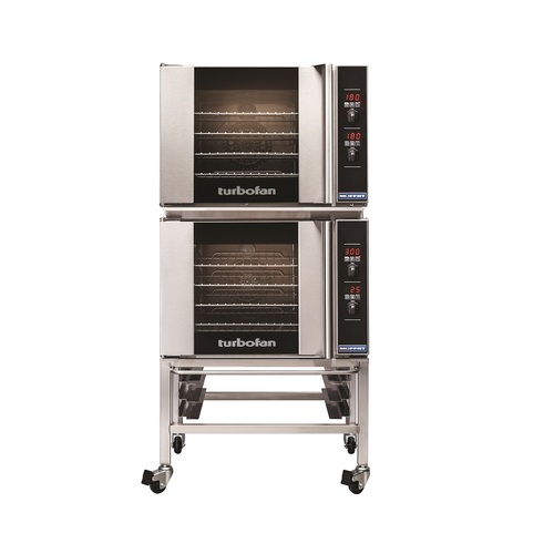 Turbofan E31D4-2 - 2x Full Size Tray Digital Electric Convection Oven Double Stacked - E31D4-2