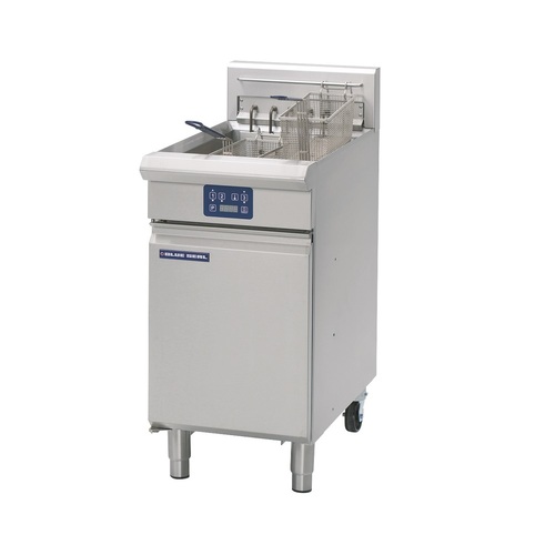 Blue Seal E43E - Single Pan Electric Deep Fryer 27L - Electronic Controls - E43E