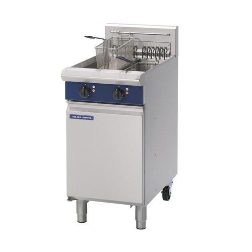Blue Seal E44 - Split Pan Electric Deep Fryer 24L - Mechanical Controls  - E44