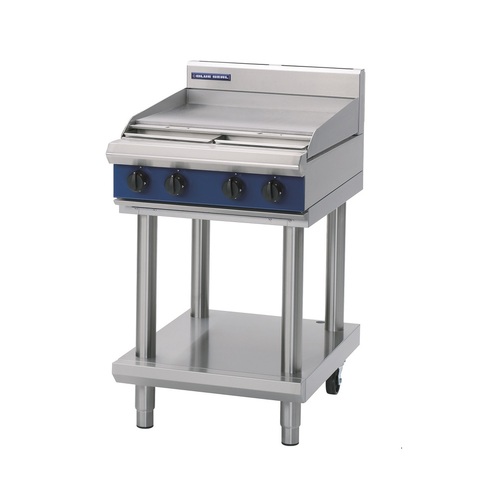 Blue Seal E514B-LS - 600mm Electric Griddle with Leg Stand - E514B-LS