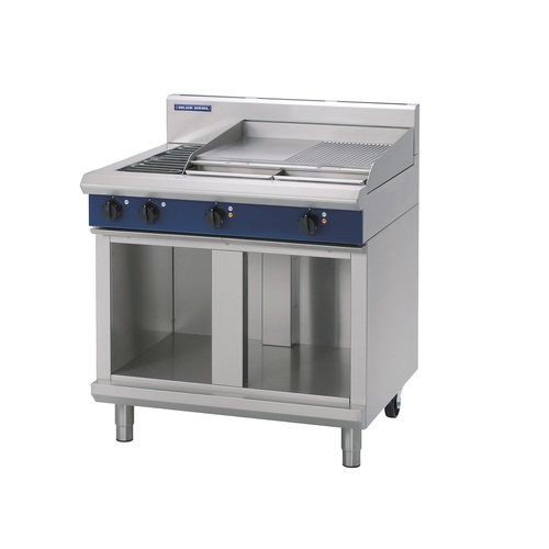Blue Seal E516B-CB - 2 Electric Cooktop + 600mm Griddle with Cabinet Base - E516B-CB